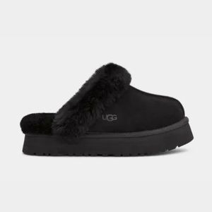 Black Disquette Ugg Slippers | Never Worn Outside | Size 10